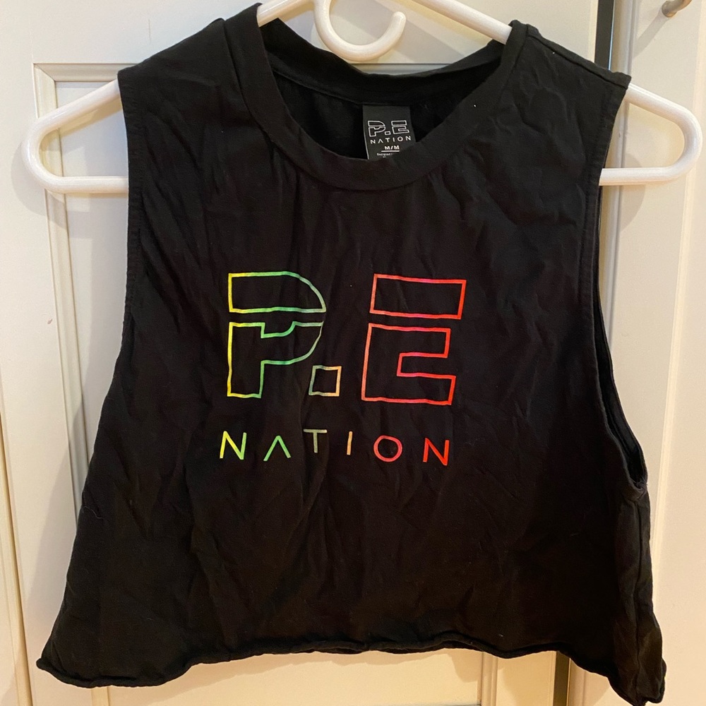 Size medium black PE nation tank top!